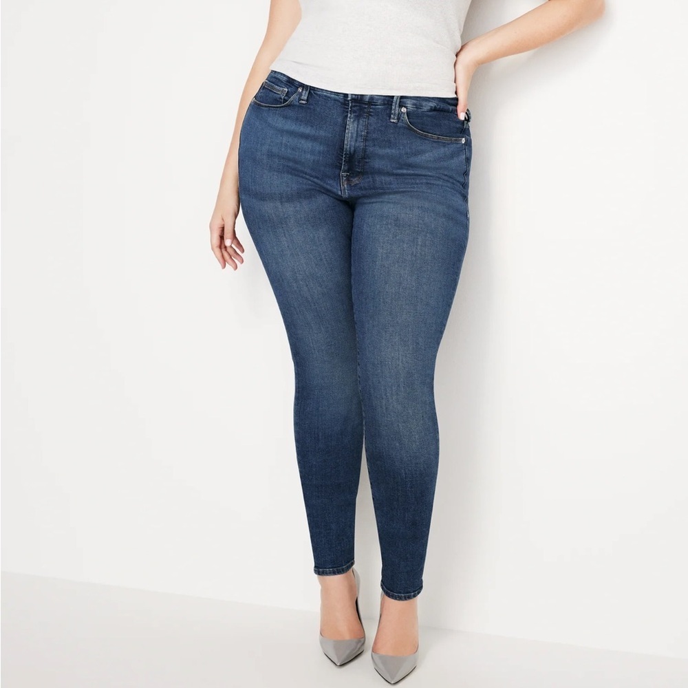 Good American Good Legs High Rise
Skinny Jeans Super Stretch Denim Size 14/32